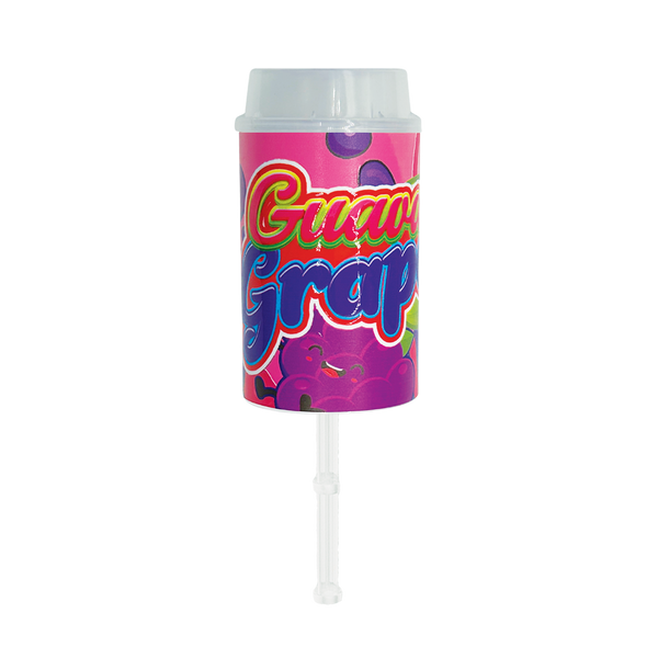 Guava Grapes Pushpop - Premade 3.5g Plastic Push Pop Container