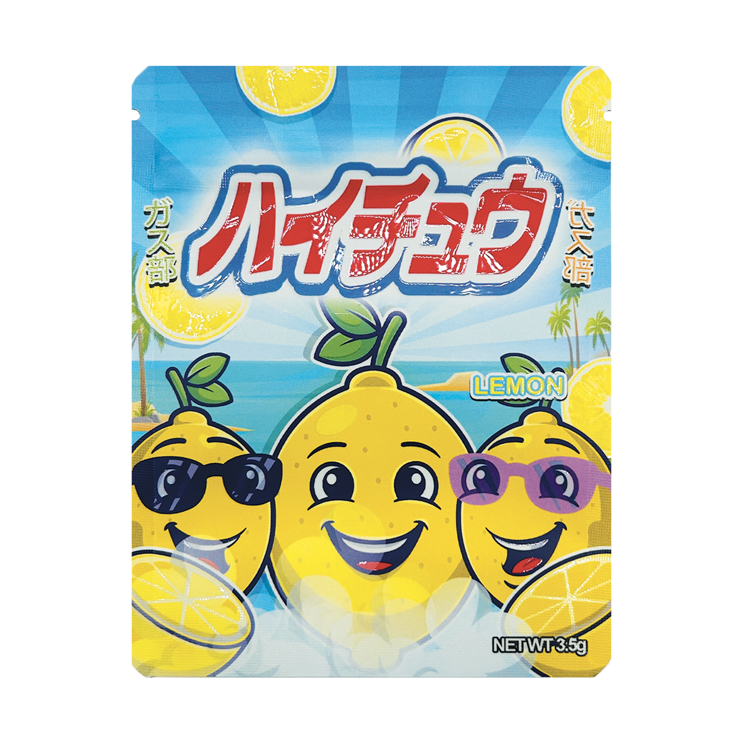 Hi Chew Lemon – 3.5g Premade Mylar Bag