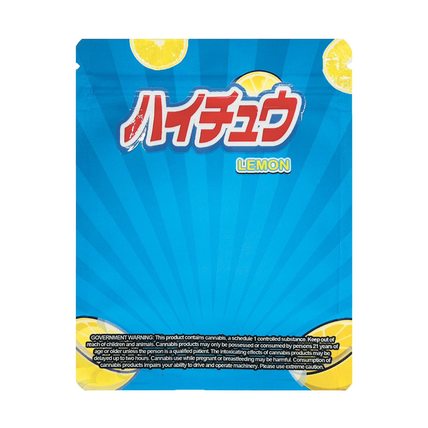 Hi Chew Lemon – 3.5g Premade Mylar Bag