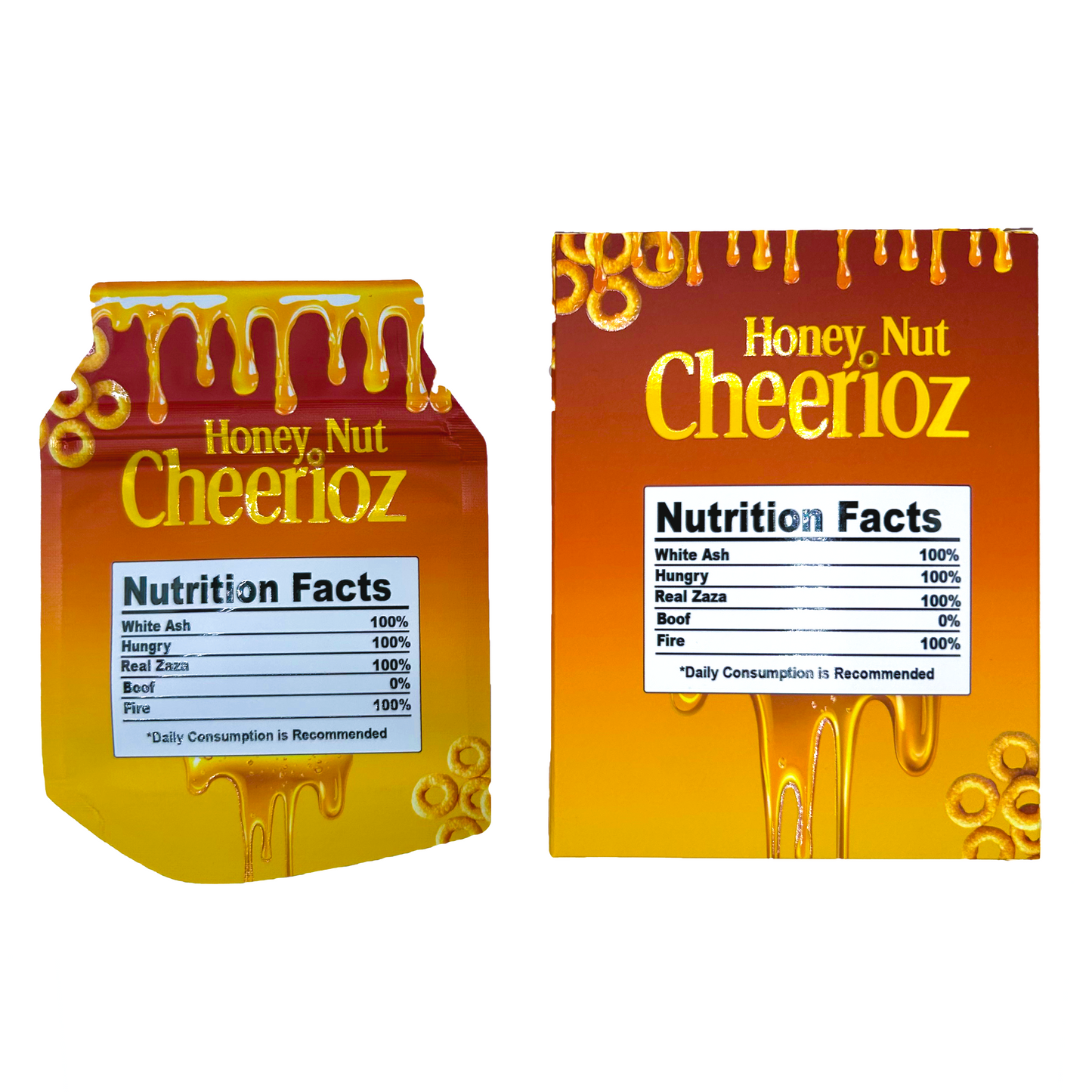 Honey Nut Cherrioz - Premade 3.5g Box & Bag Combo