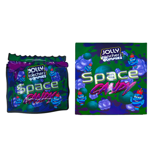 Jolly Rancher Space Candy - Premade 3.5g Box & Bag Combo
