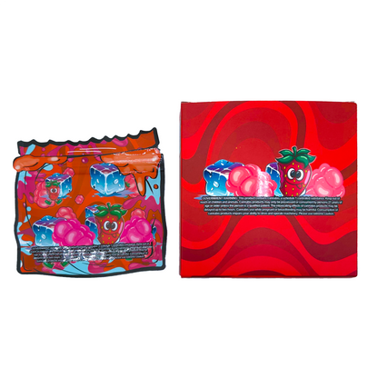 Jolly Rancher Strawberry Ice - Premade 3.5g Box & Bag Combo