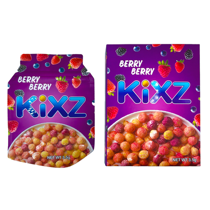 Kixz Berry - Premade 3.5g Box & Bag Combo