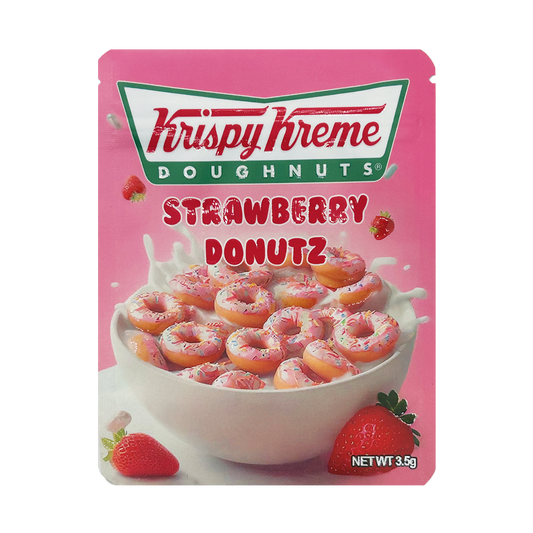 Krispy Kreme Strawberry Donuts – 3.5g Premade Mylar