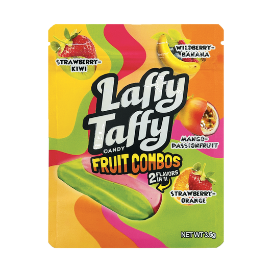 Laffy Taffy Fruit Combos  – 3.5g Premade Mylar Bag