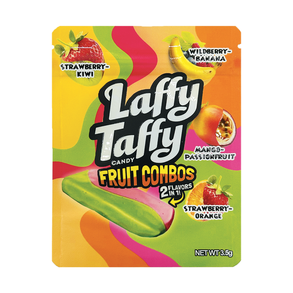Laffy Taffy Fruit Combos  – 3.5g Premade Mylar Bag
