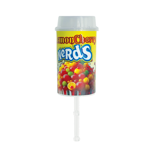 Lemon Cherry Nerds Pushpop - Premade 3.5g Plastic Push Pop Container