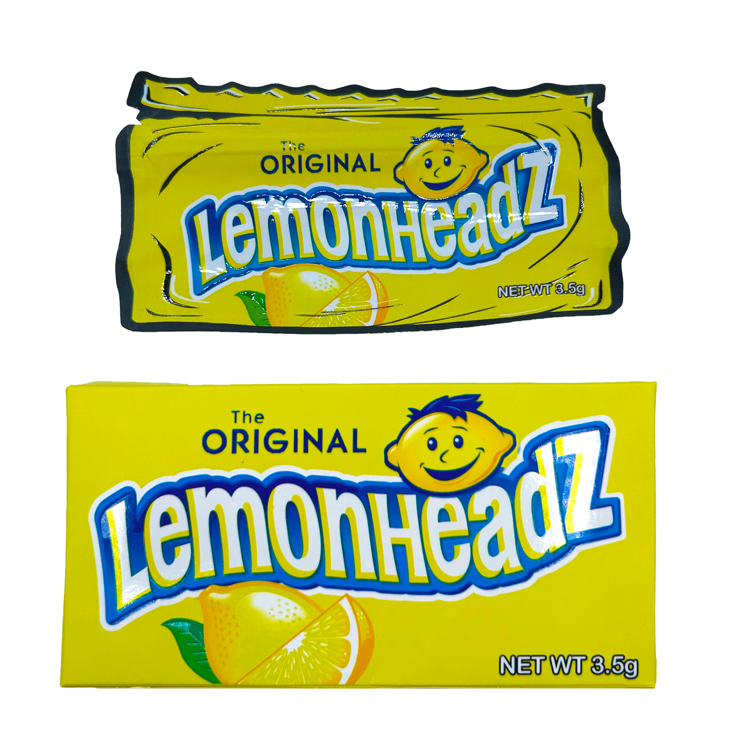 Lemonheadz - Premade 3.5g Box & Bag Combo