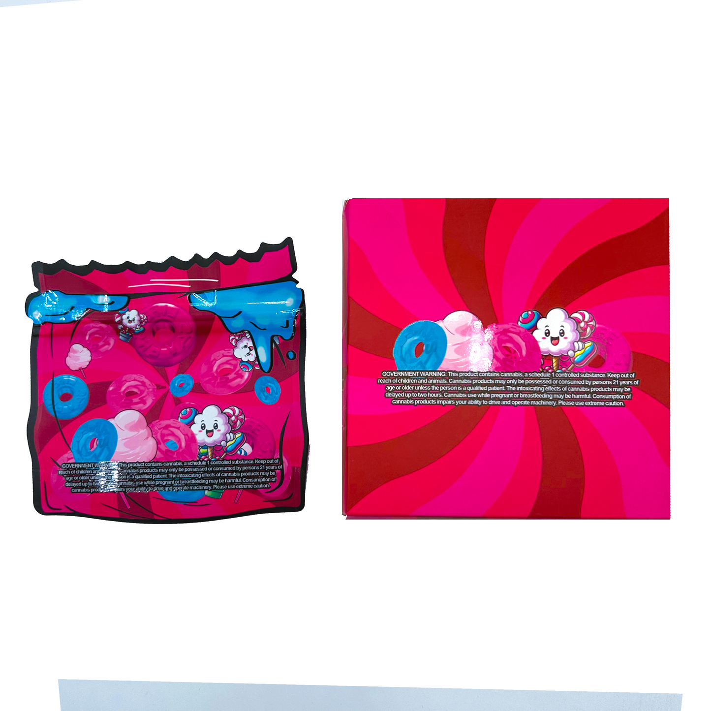 Life Savers Cotton Candy - Premade 3.5g Box & Bag Combo