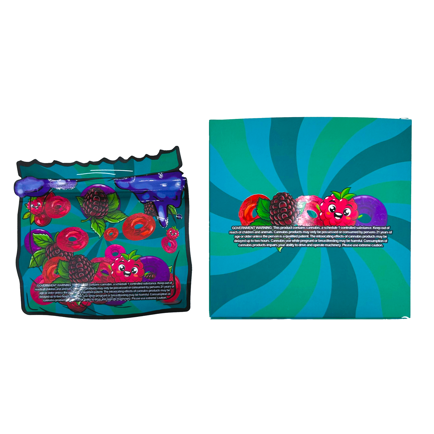 Life Savers Wild Berry - Premade 3.5g Box & Bag Combo