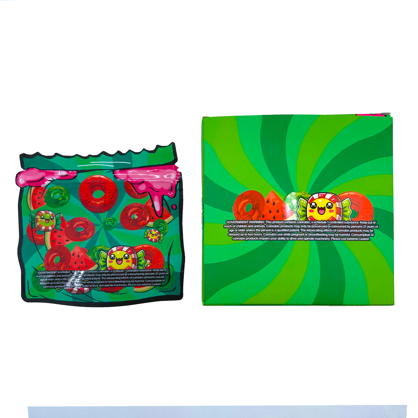 Life Saverz Sour Watermelon - Premade 3.5g Box & Bag Combo