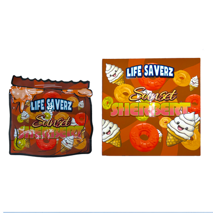 Life Saverz Sunset Sherbert - Premade 3.5g Box & Bag Combo