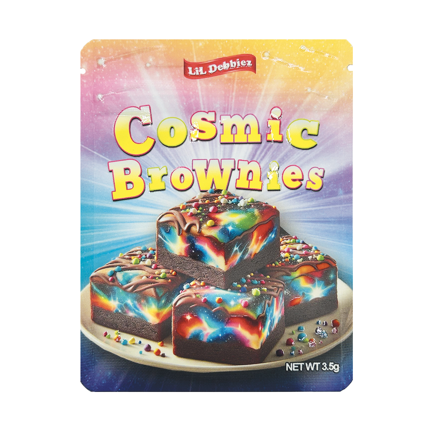 Lil Debbiez Cosmic Brownies – 3.5g Premade Mylar Bag