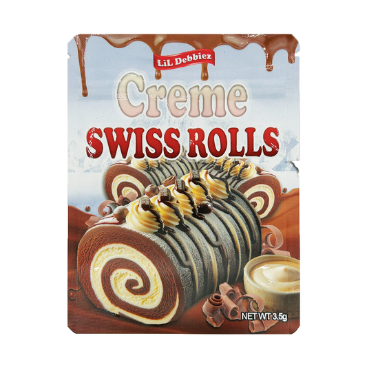 Lil Debbiez Creme Swiss Rolls – 3.5g Premade Mylar