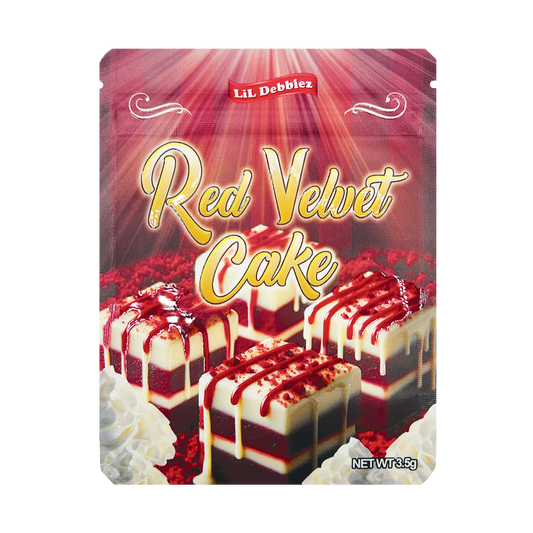 Lil Debbiez Red Velvet Cake – 3.5g Premade Mylar Bag