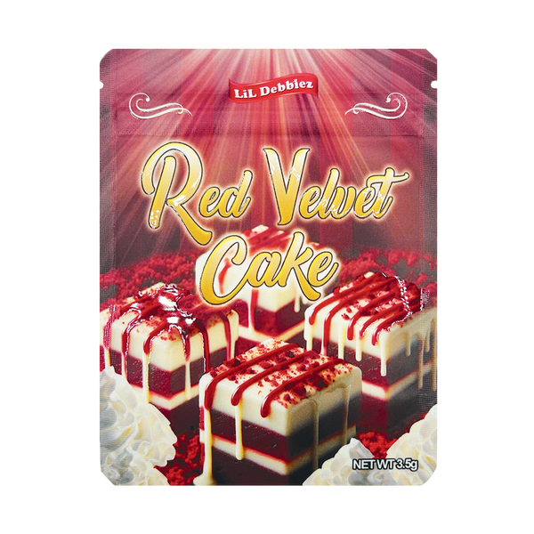 Lil Debbiez Red Velvet Cake – 3.5g Premade Mylar Bag