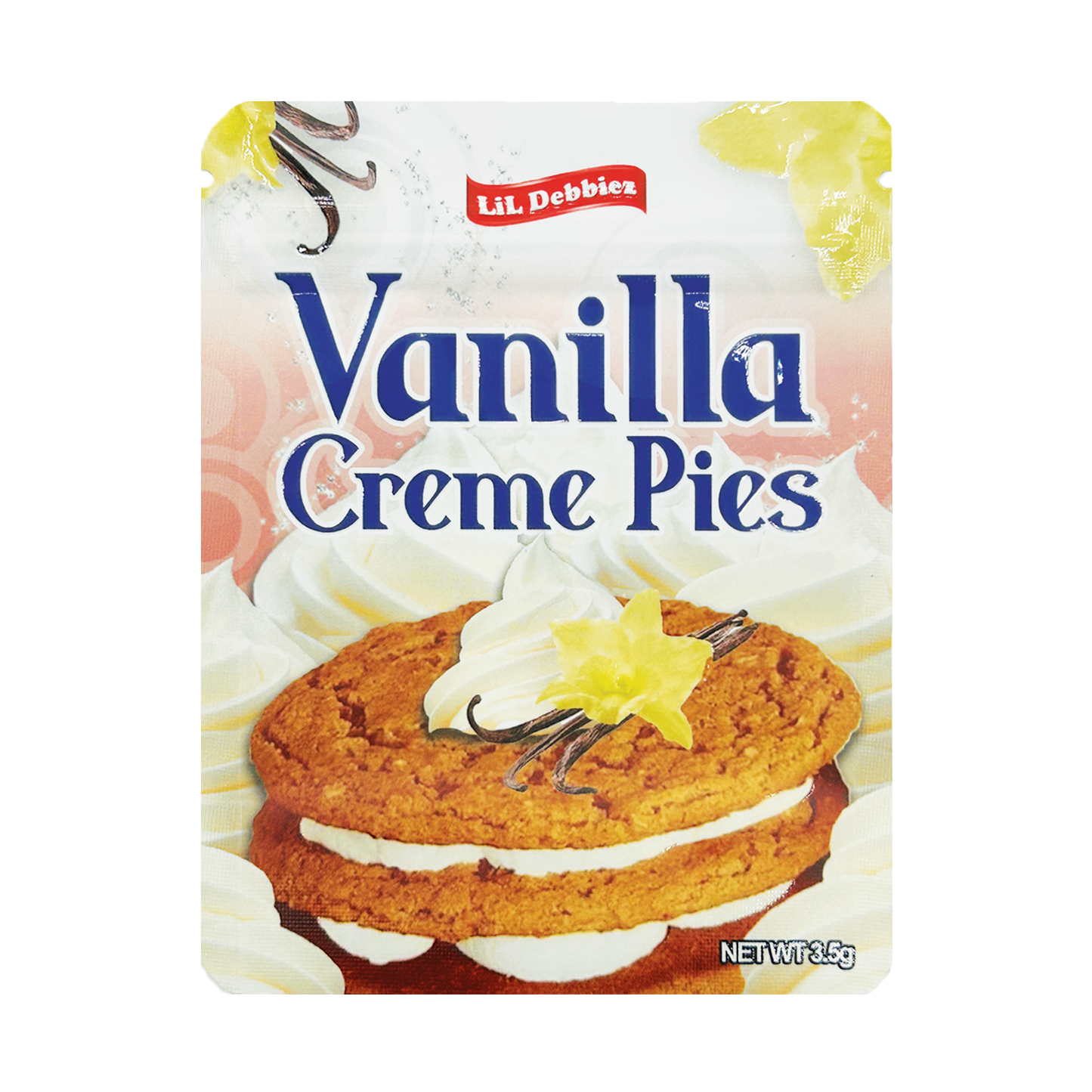 Lil Debbiez Vanilla Creme Pies – 3.5g Premade Mylar