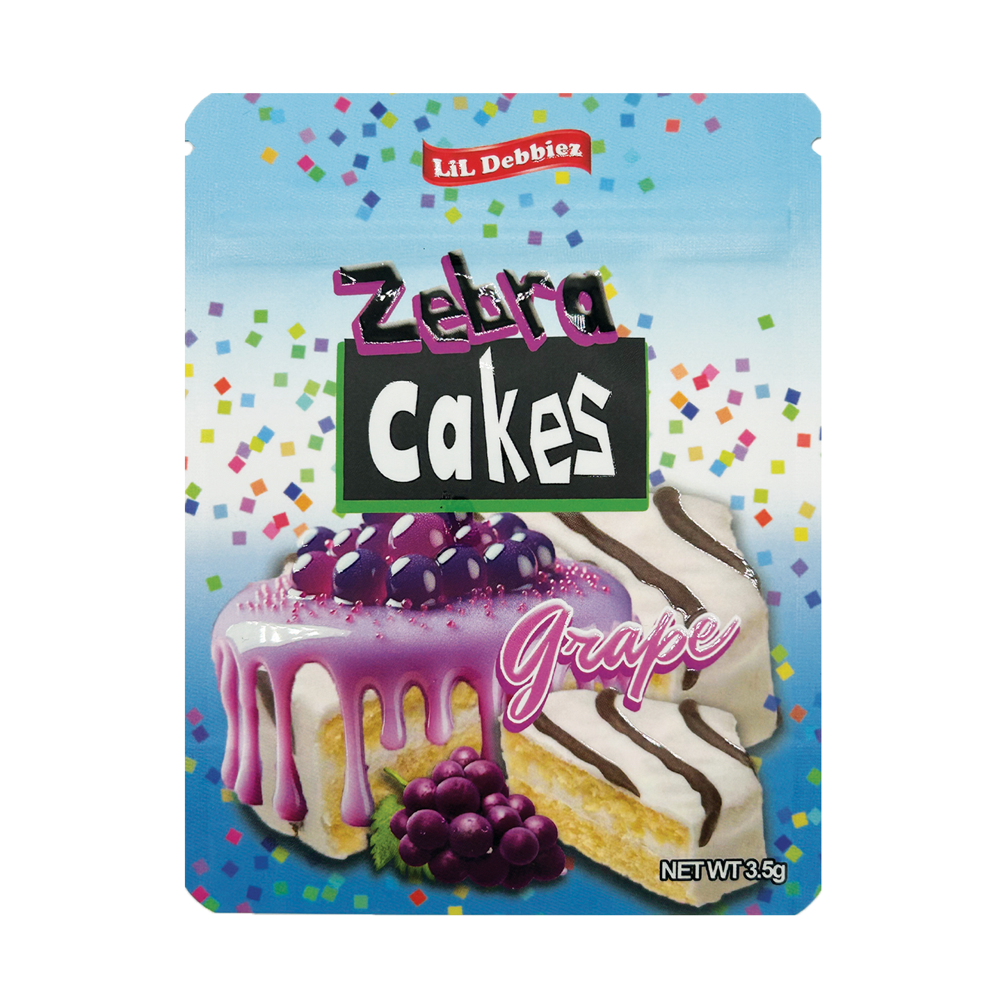 Lil Debbiez Zebra Cakes – 3.5g Premade Mylar