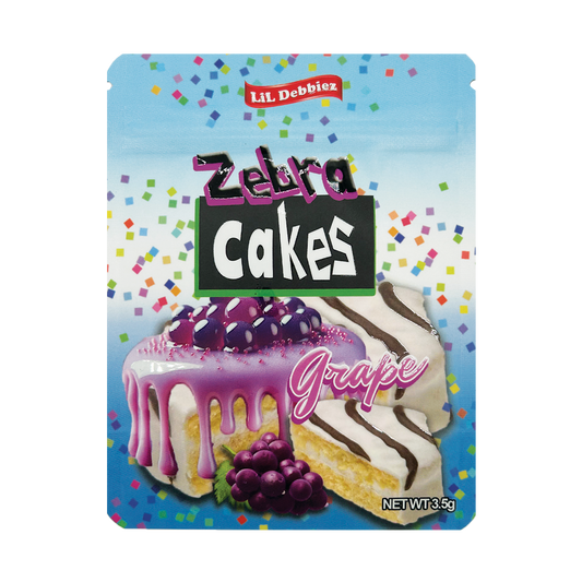Lil Debbiez Zebra Cakes – 3.5g Premade Mylar