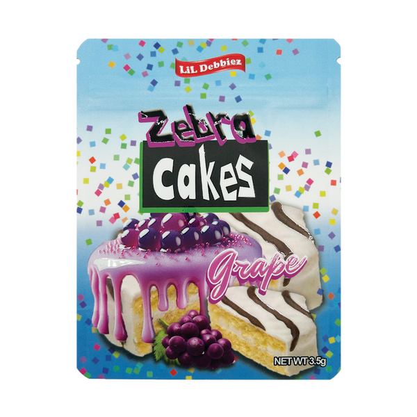 Lil Debbiez Zebra Cakes – 3.5g Premade Mylar