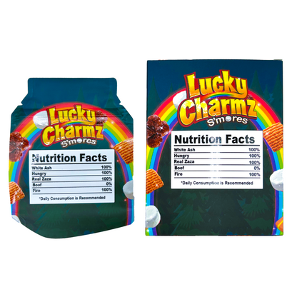 Lucky Charmz Smores - Premade 3.5g Box & Bag Combo