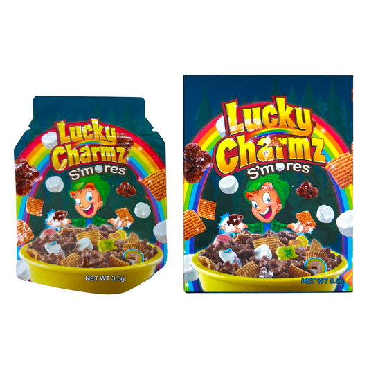Lucky Charmz Smores - Premade 3.5g Box & Bag Combo