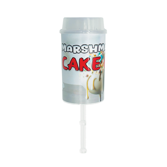 Marshmallow Cake Pop Pushpop - Premade 3.5g Plastic Push Pop Container
