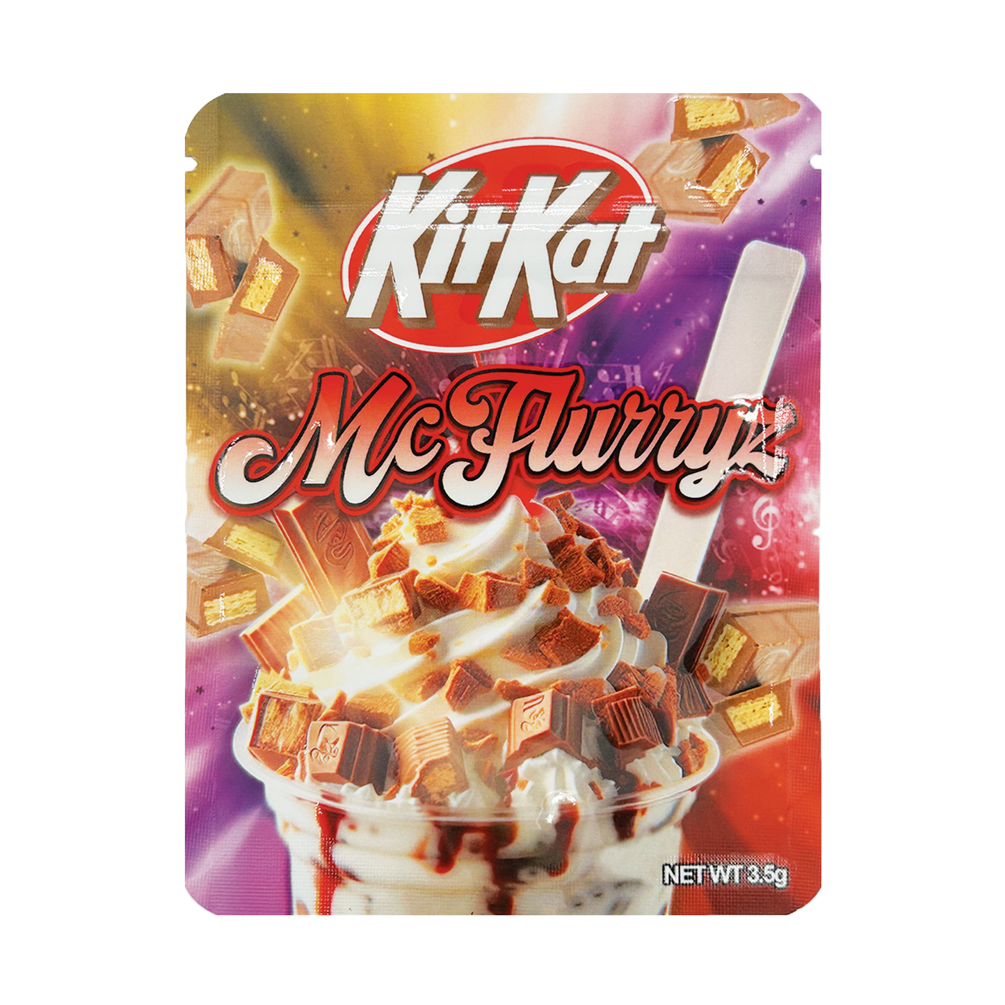 McFlurryz Kit Kat – 3.5g Premade Mylar