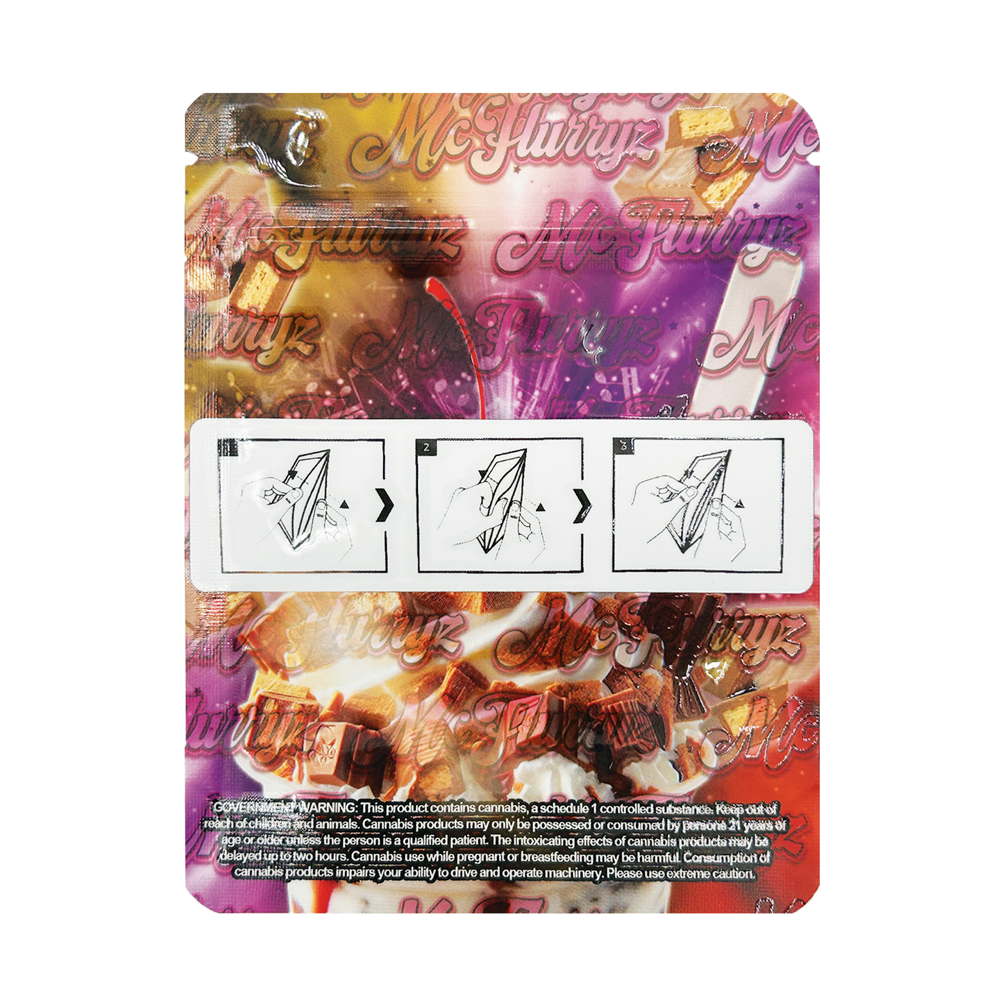 McFlurryz Kit Kat – 3.5g Premade Mylar