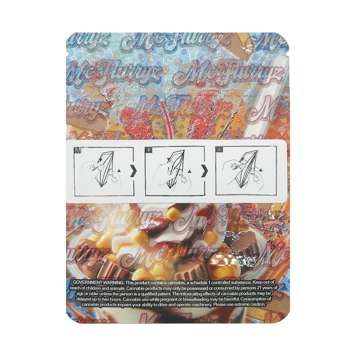 McFlurryz Reeses – 3.5g Premade Mylar Bag