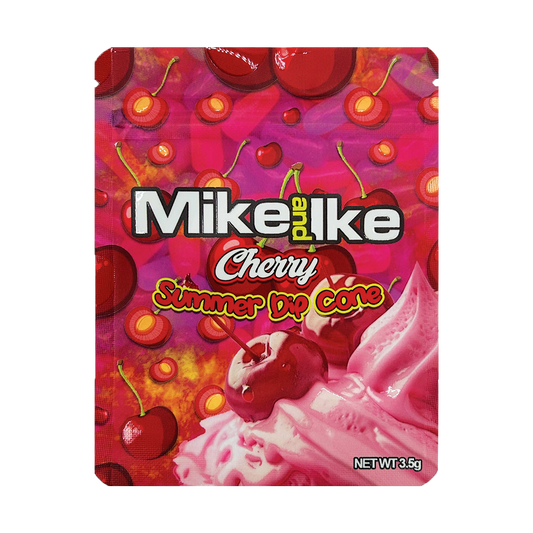 Mike and Ike Cherry Summer Dip Cone – 3.5g Premade Mylar Bag