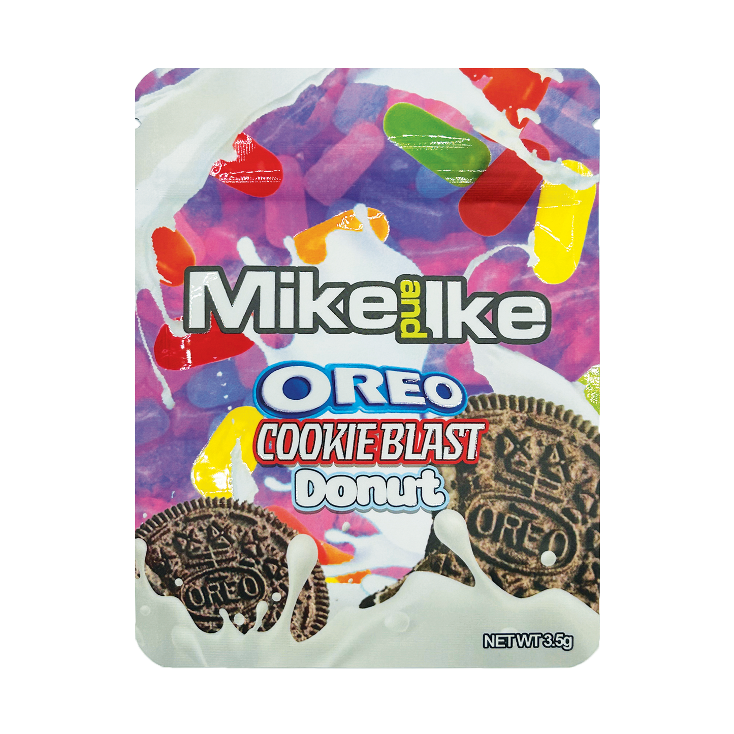 Mike and Ike Oreo Blast – 3.5g Premade Mylar