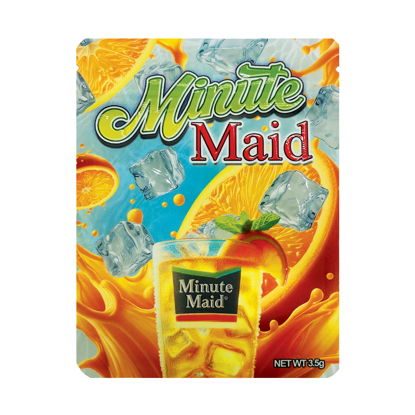 Minute Maid – 3.5g Premade Mylar