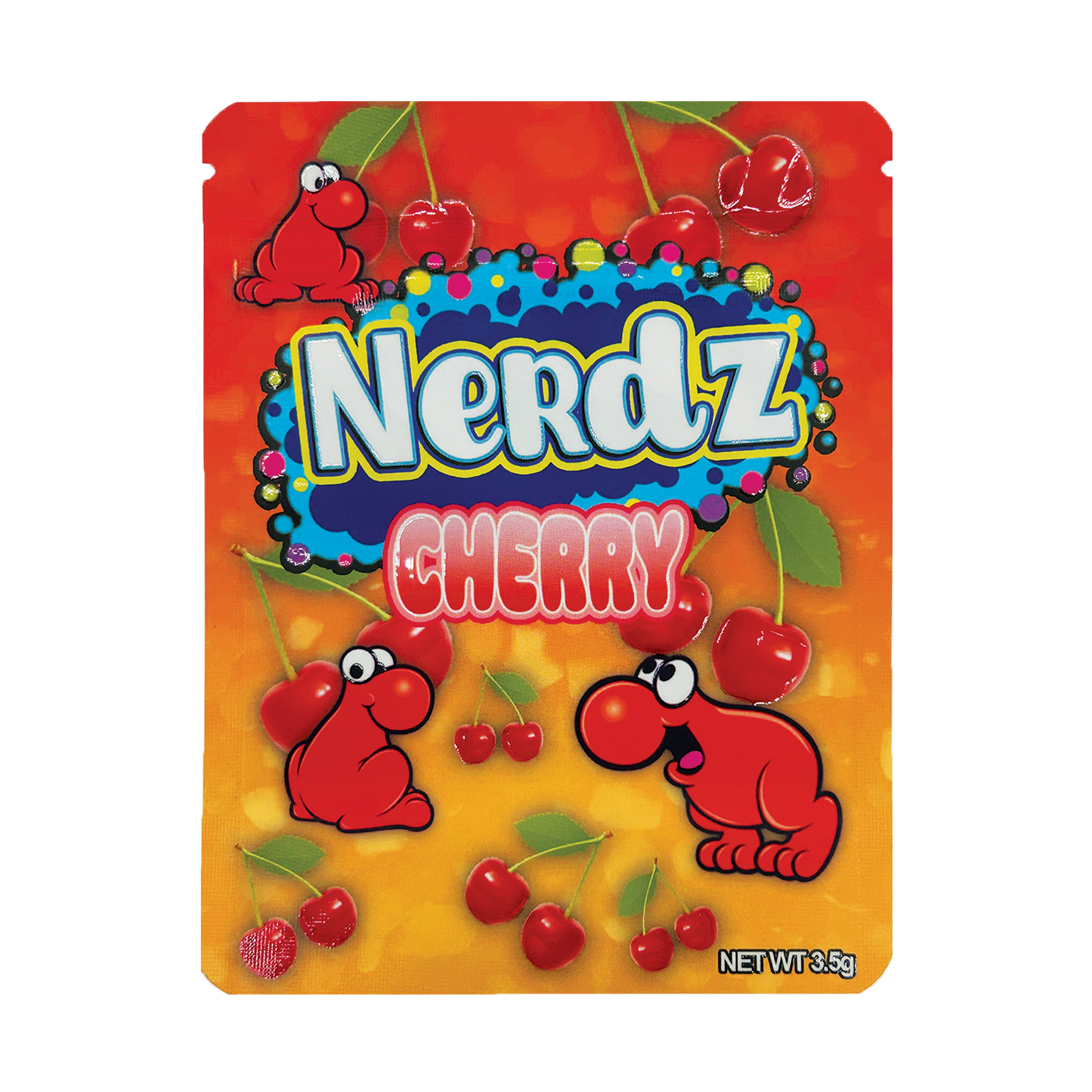 Nerdz Cherry – 3.5g Premade Mylar
