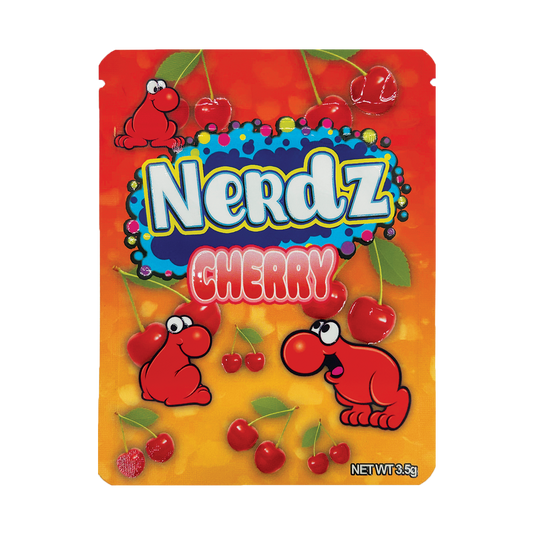 Nerdz Cherry – 3.5g Premade Mylar