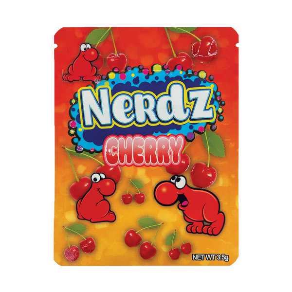 Nerdz Cherry – 3.5g Premade Mylar