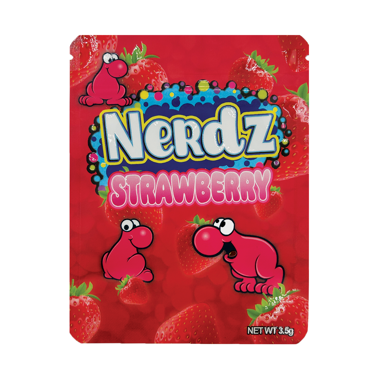 Nerdz Strawberry – 3.5g Premade Mylar