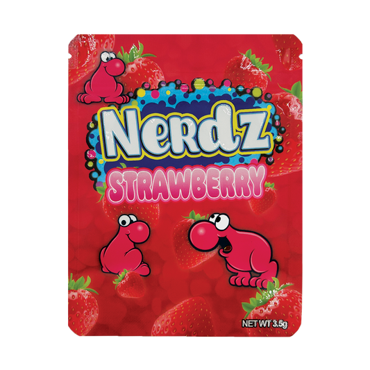 Nerdz Strawberry – 3.5g Premade Mylar