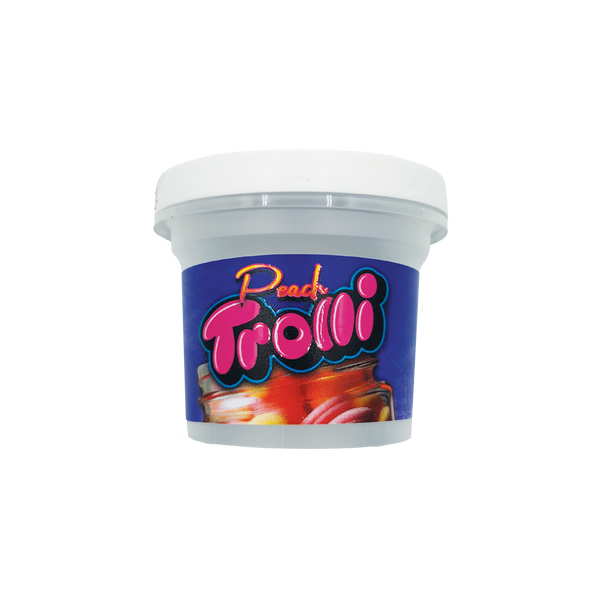 Peach Trolli - Premade 3.5g–7g Plastic Ice Cream Pint