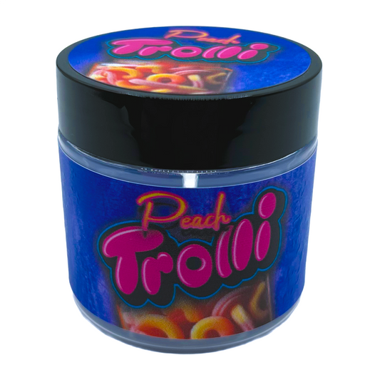 Peach Trolli  - Premade 3.5g Plastic Jar