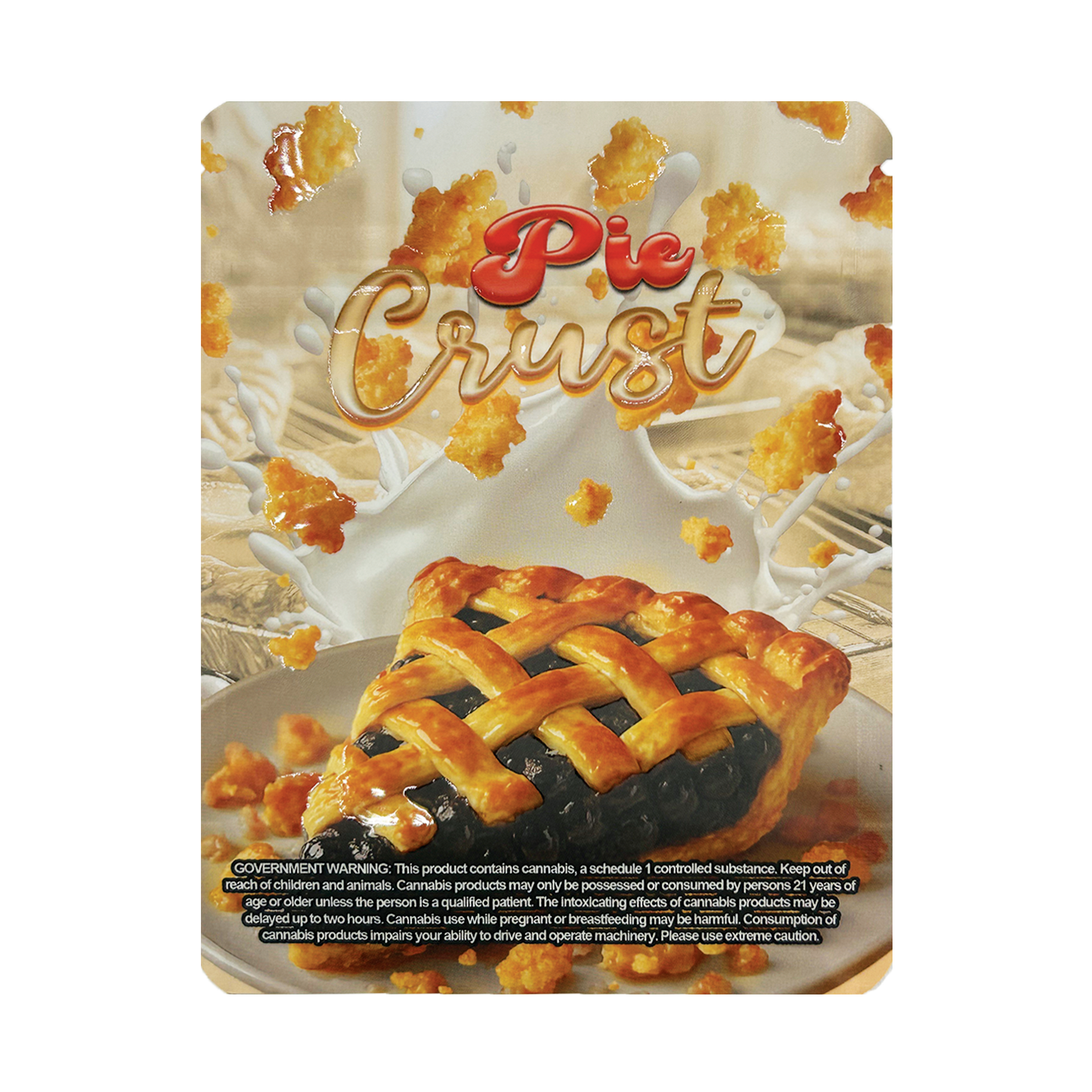 Pie Crust – 3.5g Premade Mylar