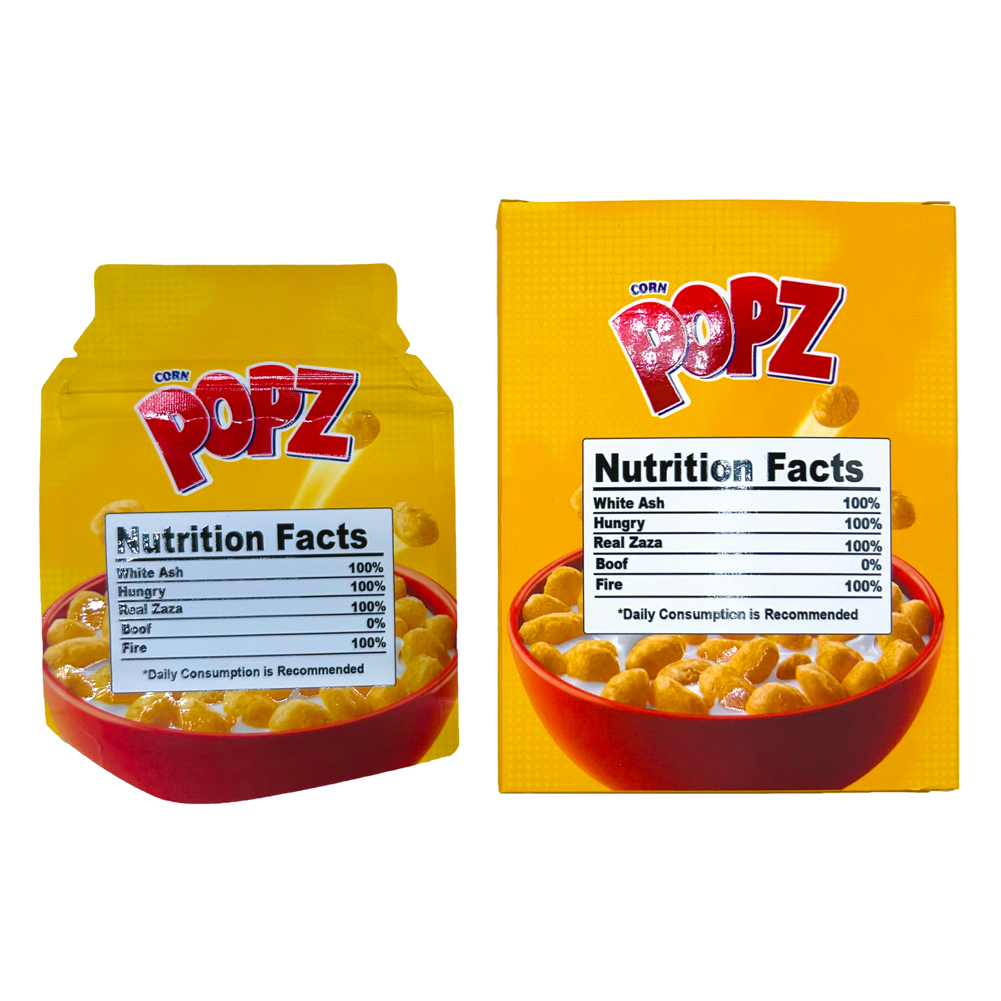 Popz - Premade 3.5g Box & Bag Combo