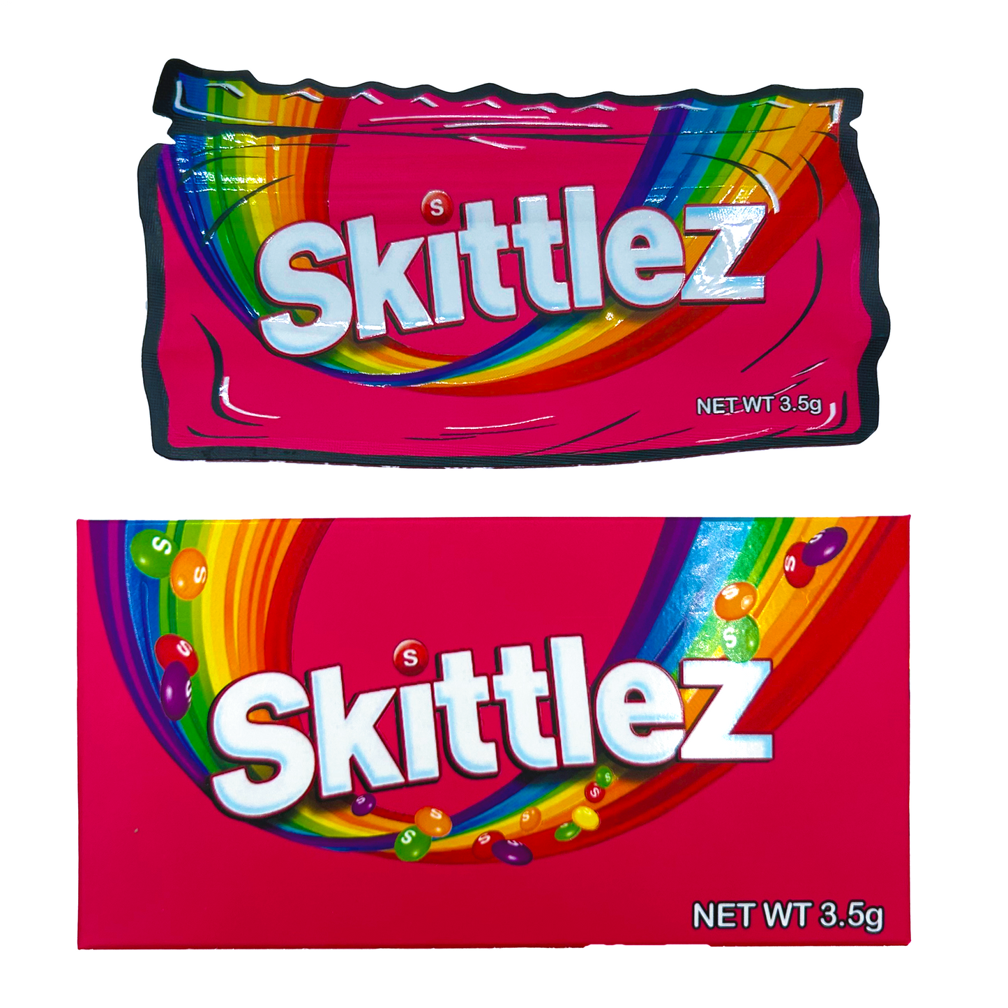 Skittlez - Premade 3.5g Box & Bag Combo