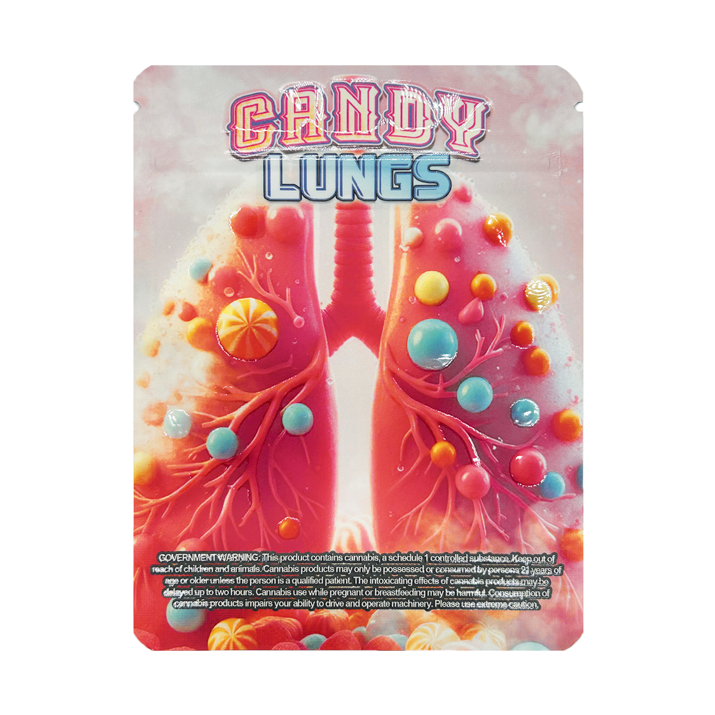Sorbet Candy Lungs – 3.5g Premade Mylar