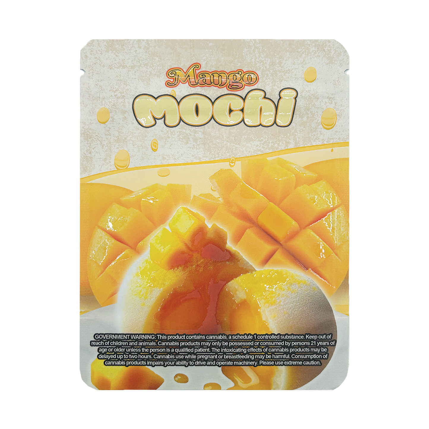 Sorbet Mango Mochi – 3.5g Premade Mylar