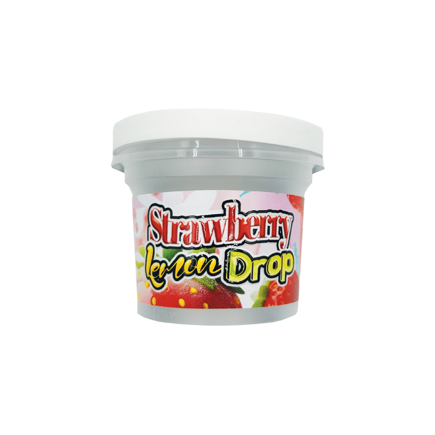 Strawberry Lemon Drop - Premade 3.5g–7g Plastic Ice Cream Pint