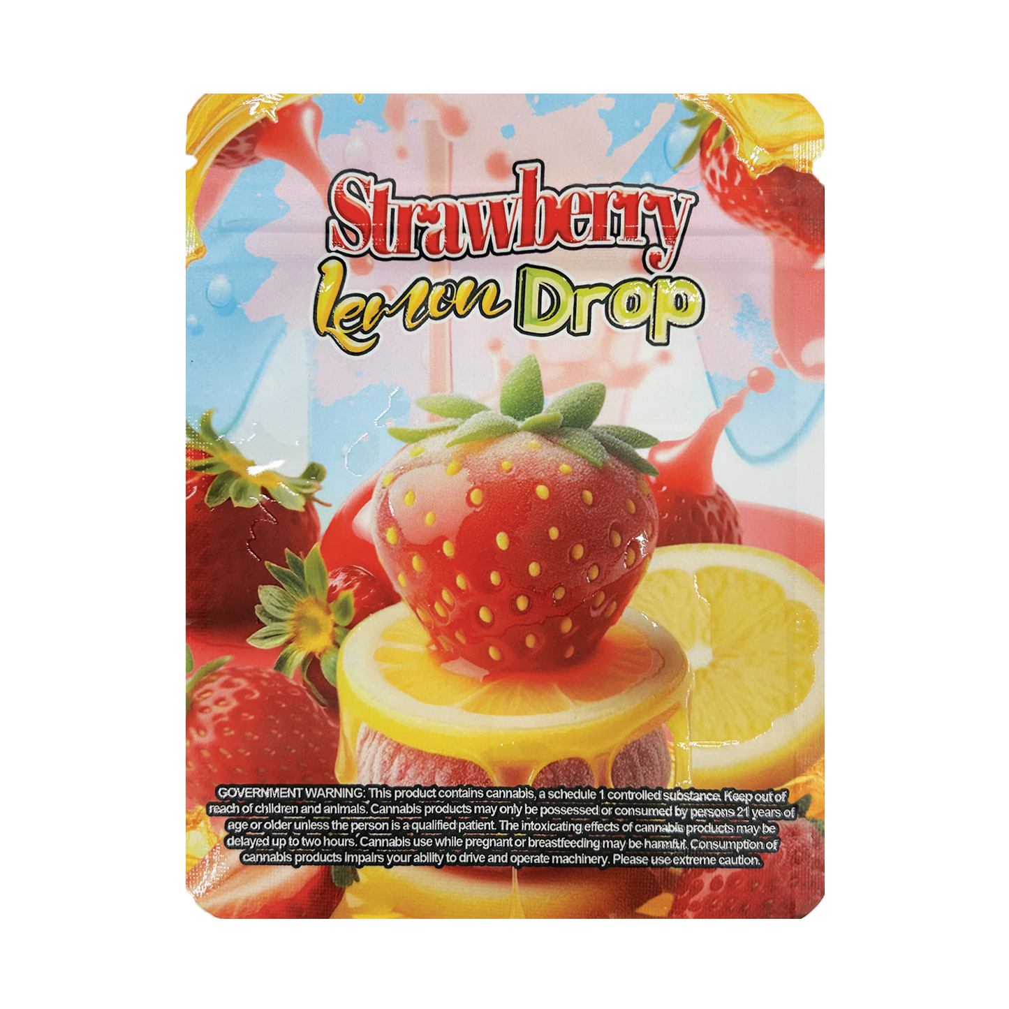 Strawberry Lemon Drop – 3.5g Premade Mylar