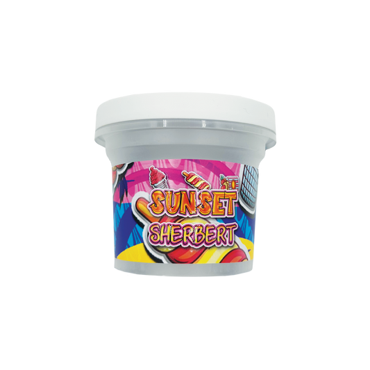 Sunset Sherbert - Premade 3.5g–7g Plastic Ice Cream Pint