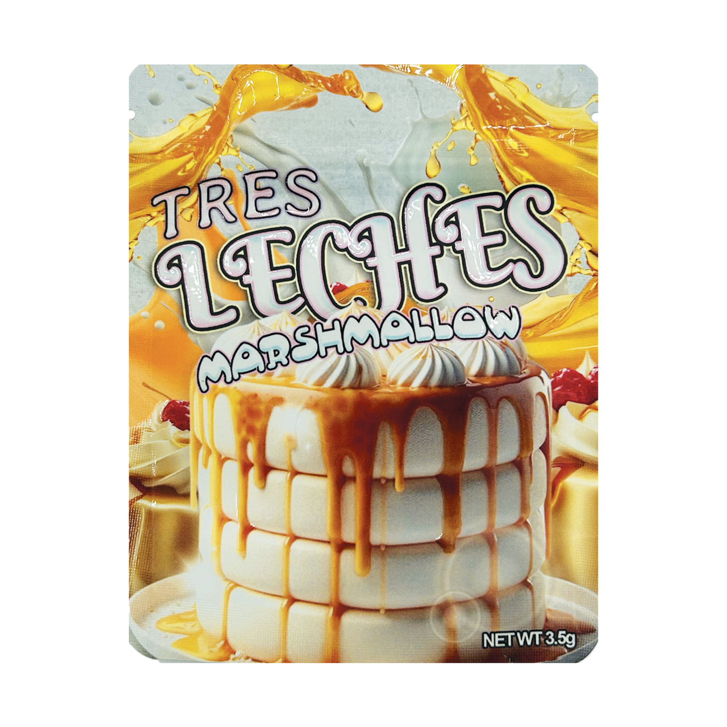 Tres Leches Marshmallow – 3.5g Premade Mylar