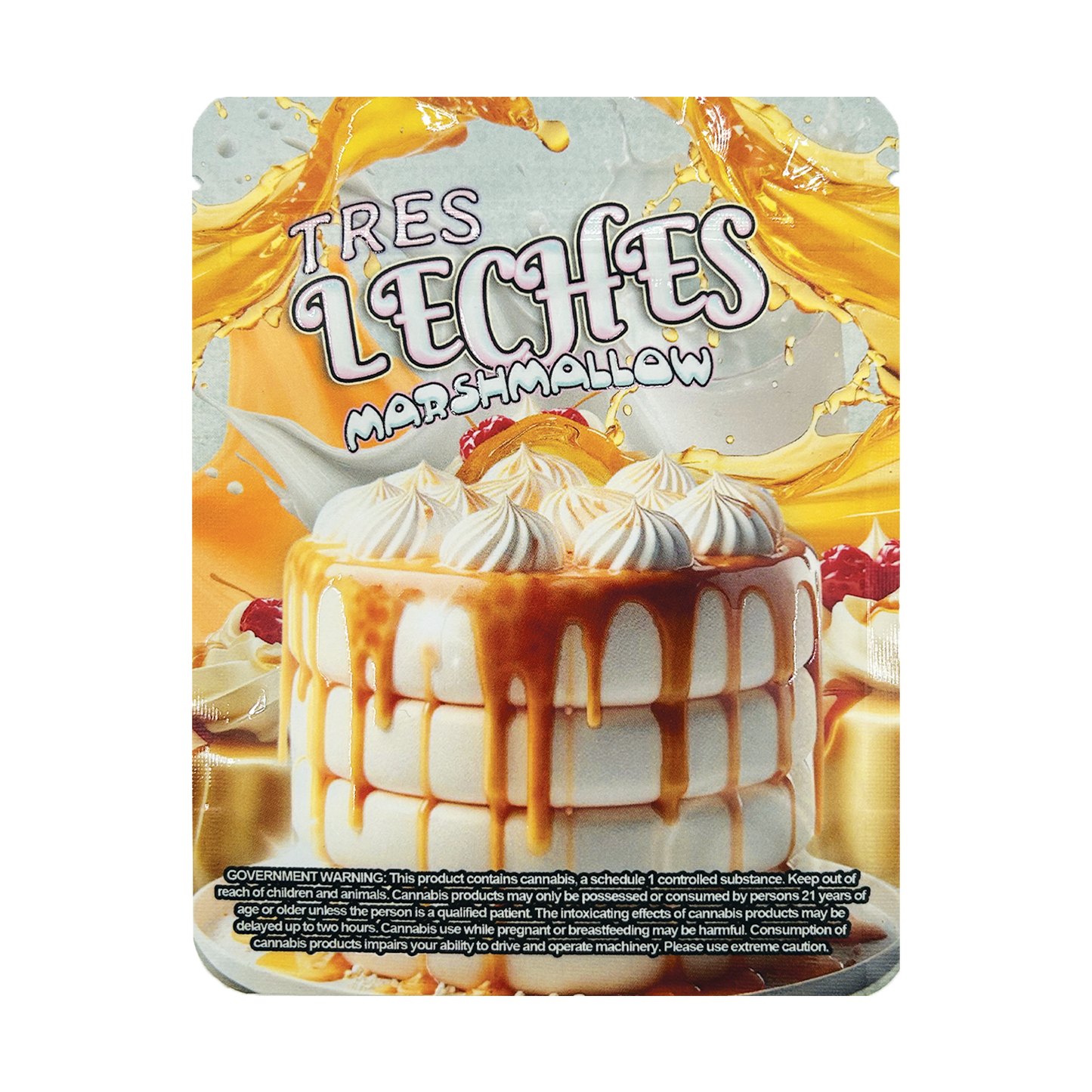 Tres Leches Marshmallow – 3.5g Premade Mylar